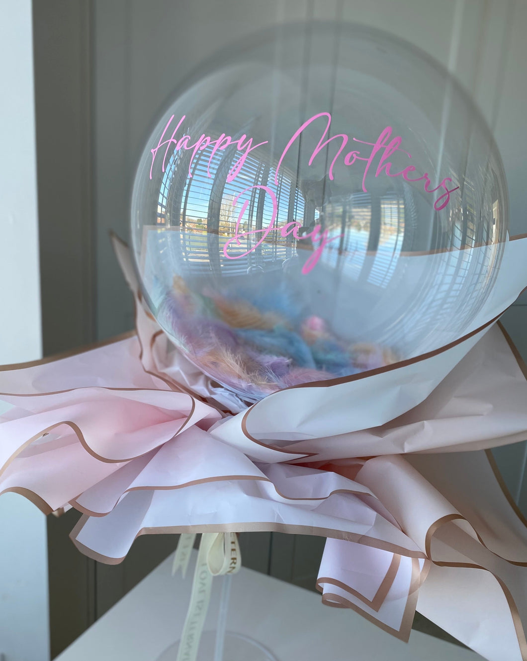 Mothers Day Feather Bubble